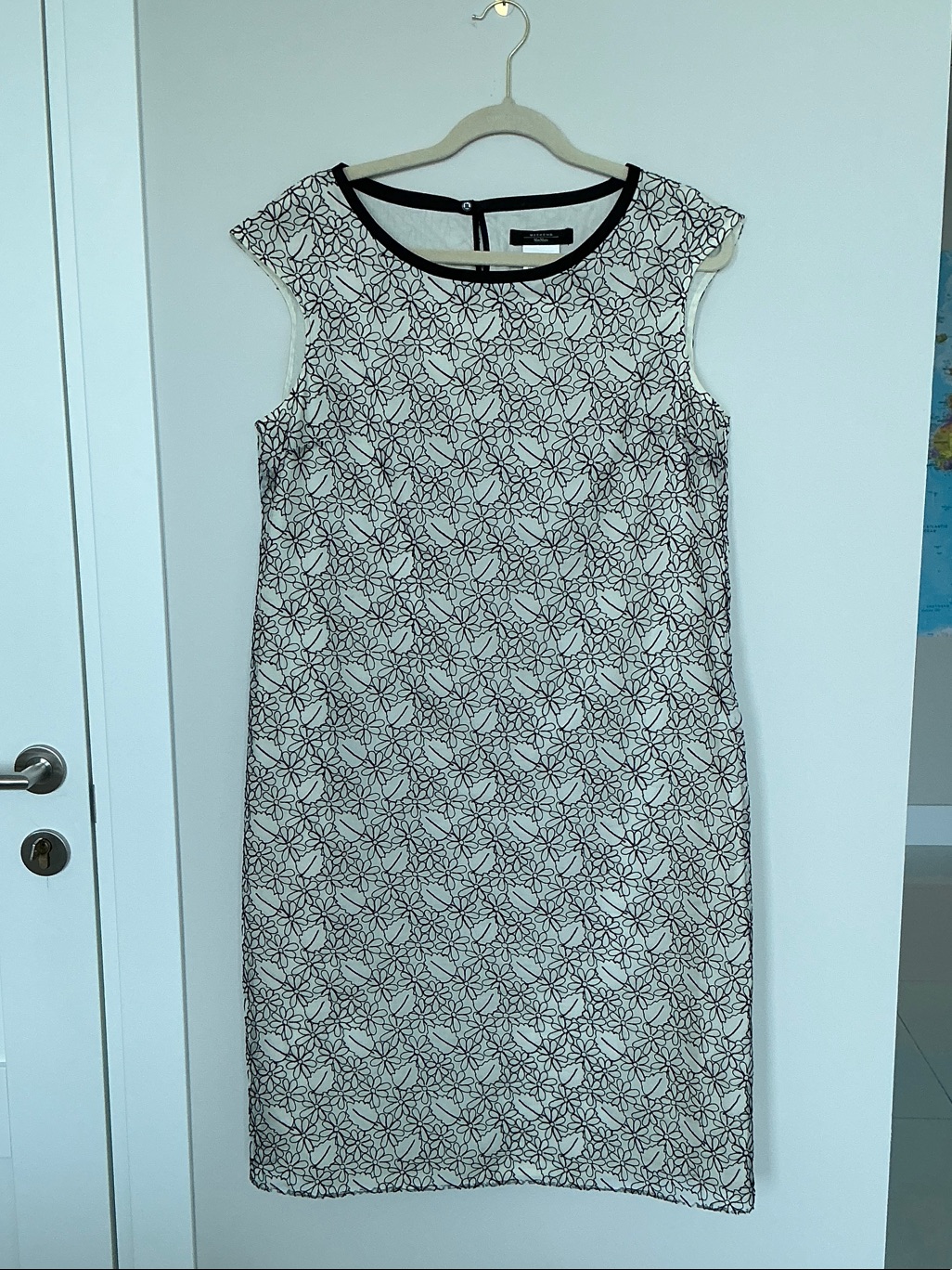 Max Mara Weekend Silk Cotton Midi Dress Excellent Condition Size 12